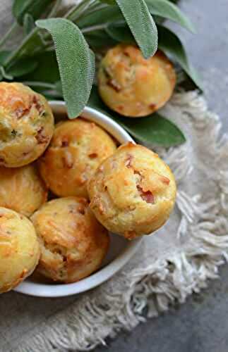 Mini cakes lardons et sauge #apéro