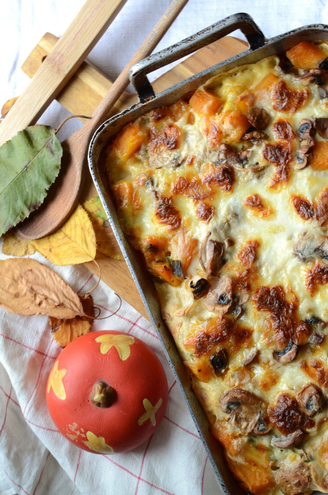 Lasagne champignons butternut #végétarien