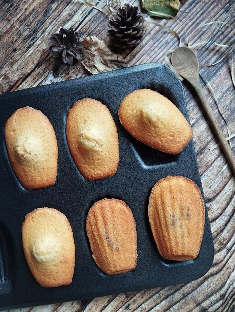 Madeleines coeur de châtaigne