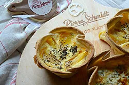 Tartelettes avec fond de tartes flambées