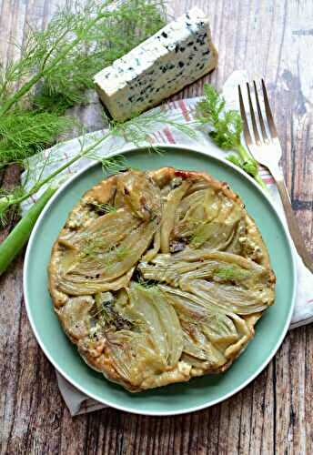 Tatin de fenouil et bleu d'Auvergne #végétarien