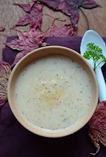 Velouté de haricots blancs #recette économique