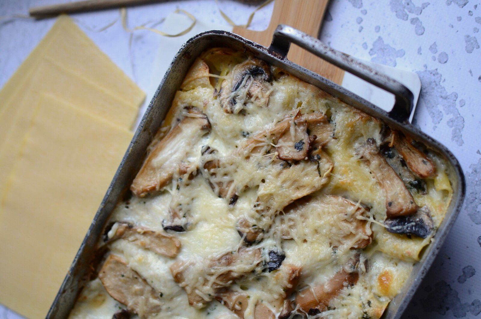 Lasagne champignons Emmental #végétarien