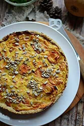 Tarte carottes courge et ricotta #végétarien