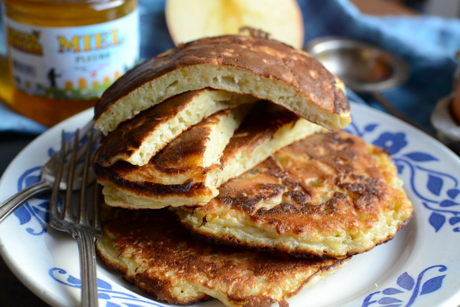 Pancakes aux pommes 