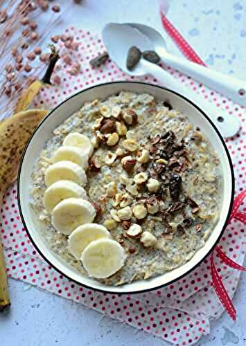 Pudding avoine chia et fruits 