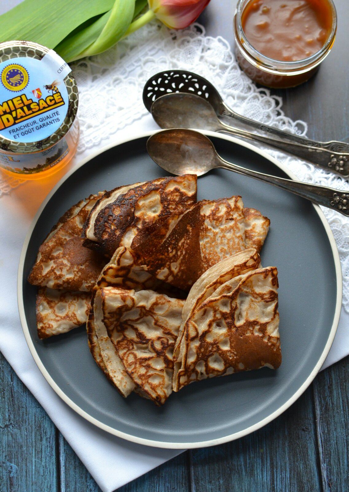 Crêpes à la farine de chataigne