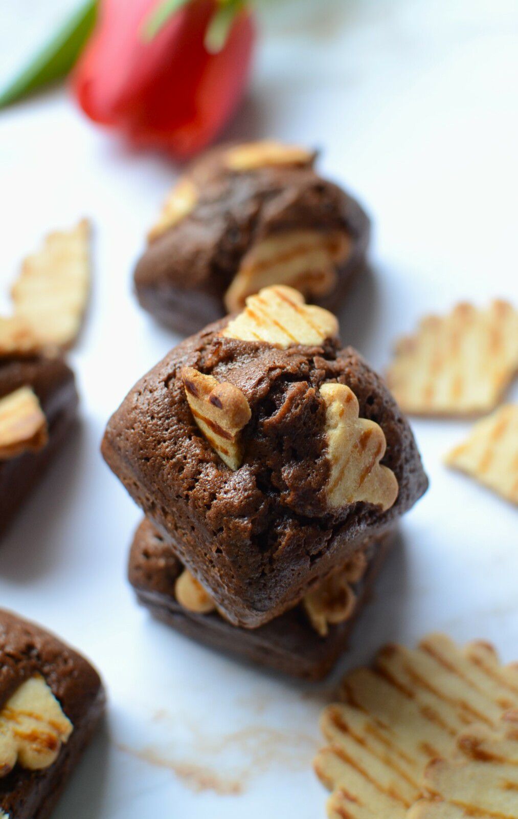 Petits brownies aux Galettes Bretonnes Jours Heureux #partenariat