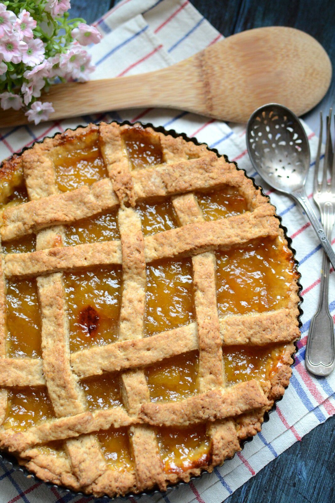 Crostata alla marmellata - tarte à la confiture #vég