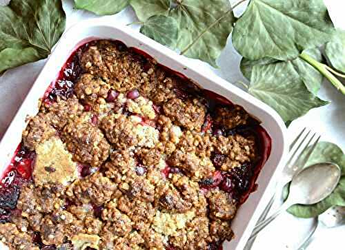 Crumble de fruits rouges