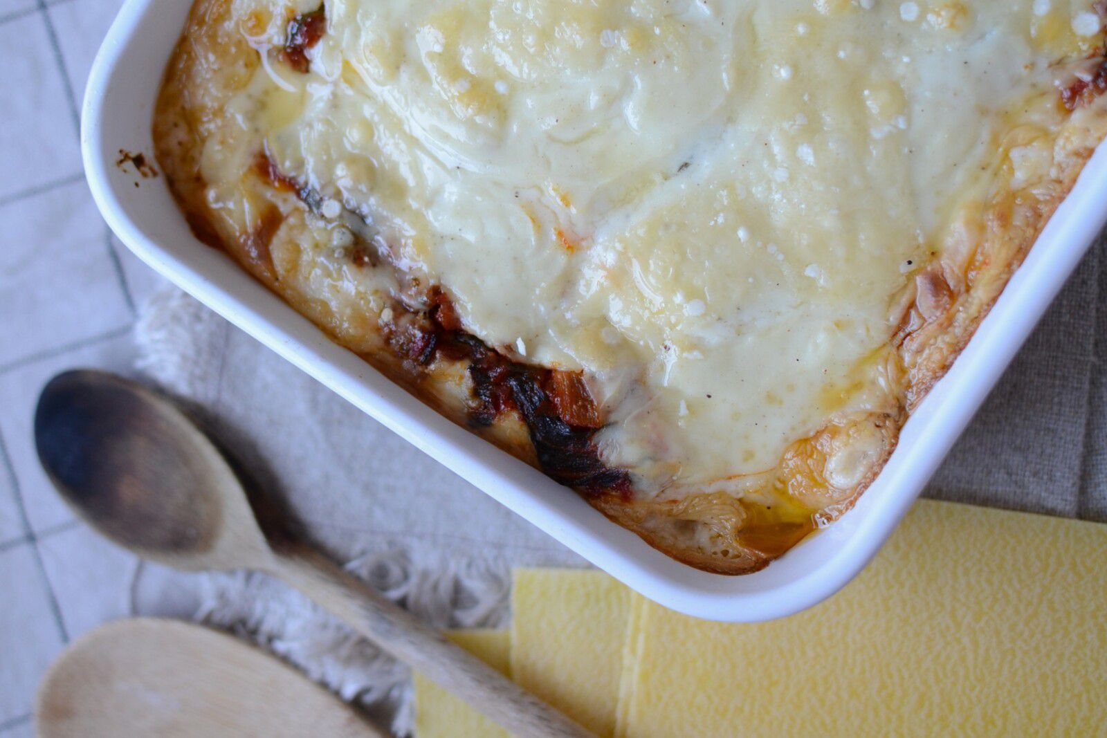 Lasagne aux feuilles de blettes #végatarien