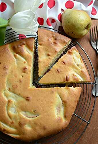 Gateau facile à la poire 