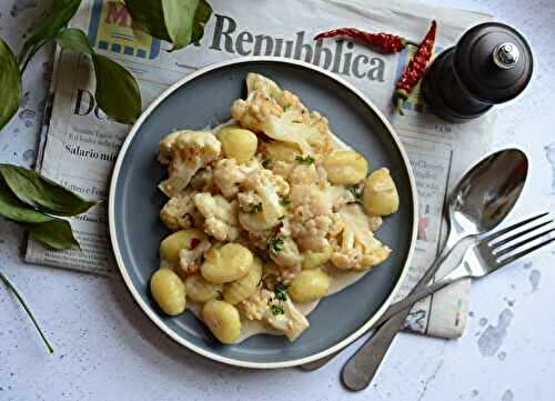 Gnocchi et chou fleur #végétarien