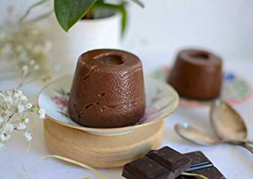 Budino al ciocolato - flan au chocolat
