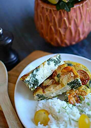 Flans épinards fromage de chèvre #végétarien
