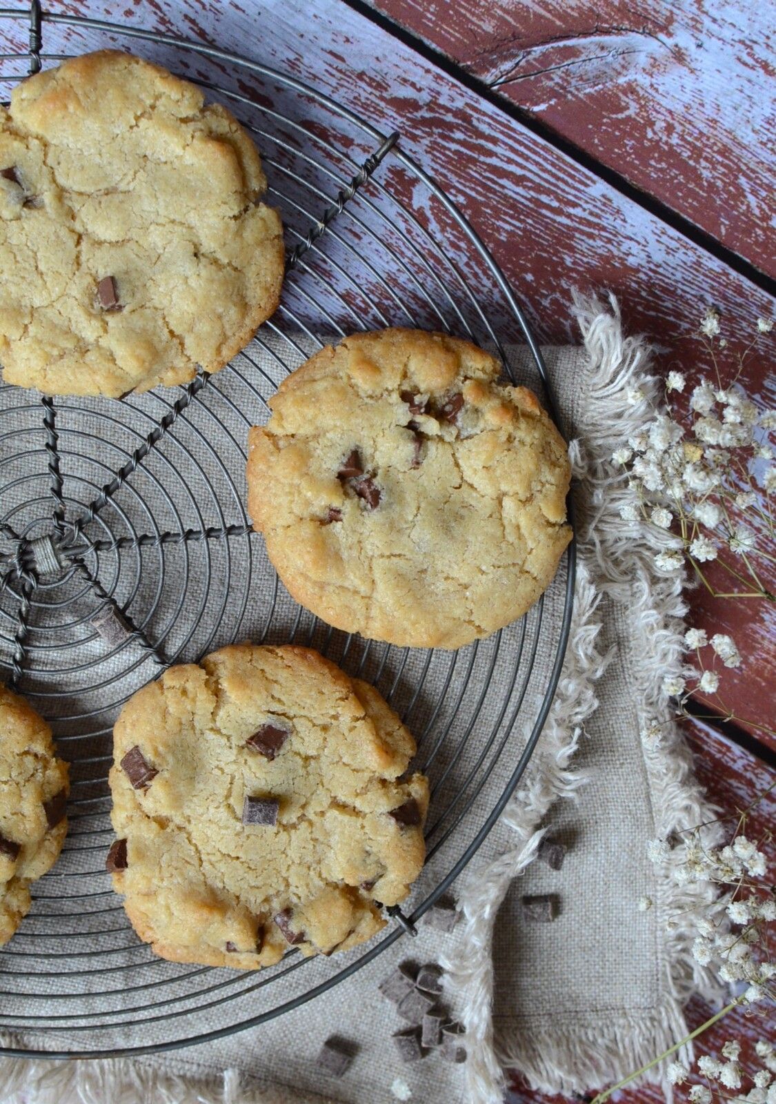 Cookies au chocolat #sans oeuf
