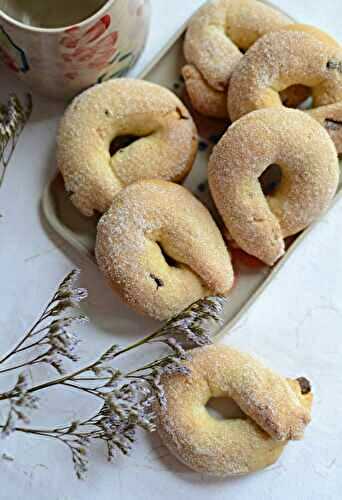 Biscuits secs aux pépites de chocolat - ciambelle da inzuppo con gocce di ciocolato