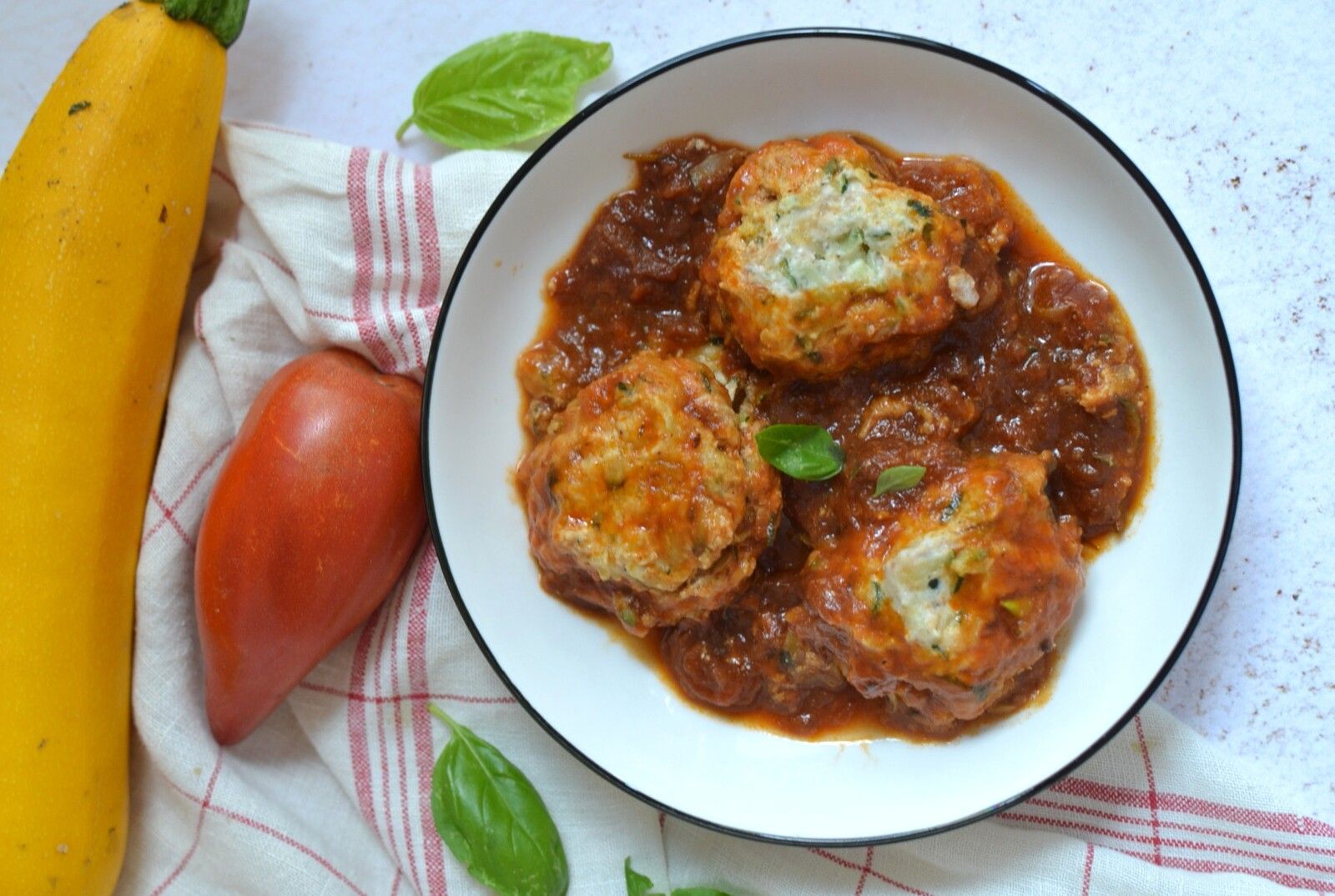 Boulettes ricotta thon et courgette