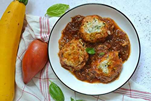 Boulettes ricotta thon et courgette