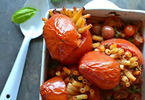 Tomates farcies aux pâtes