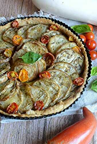 Tarte à l'aubergine #végétarien