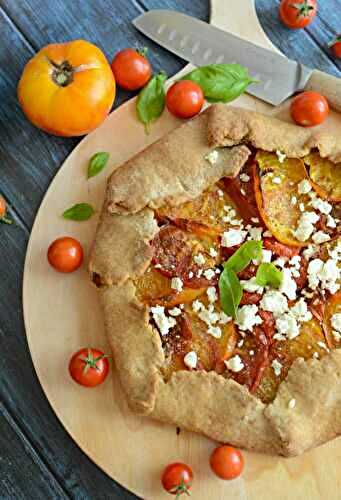 Tarte aux trois tomates #végétarien