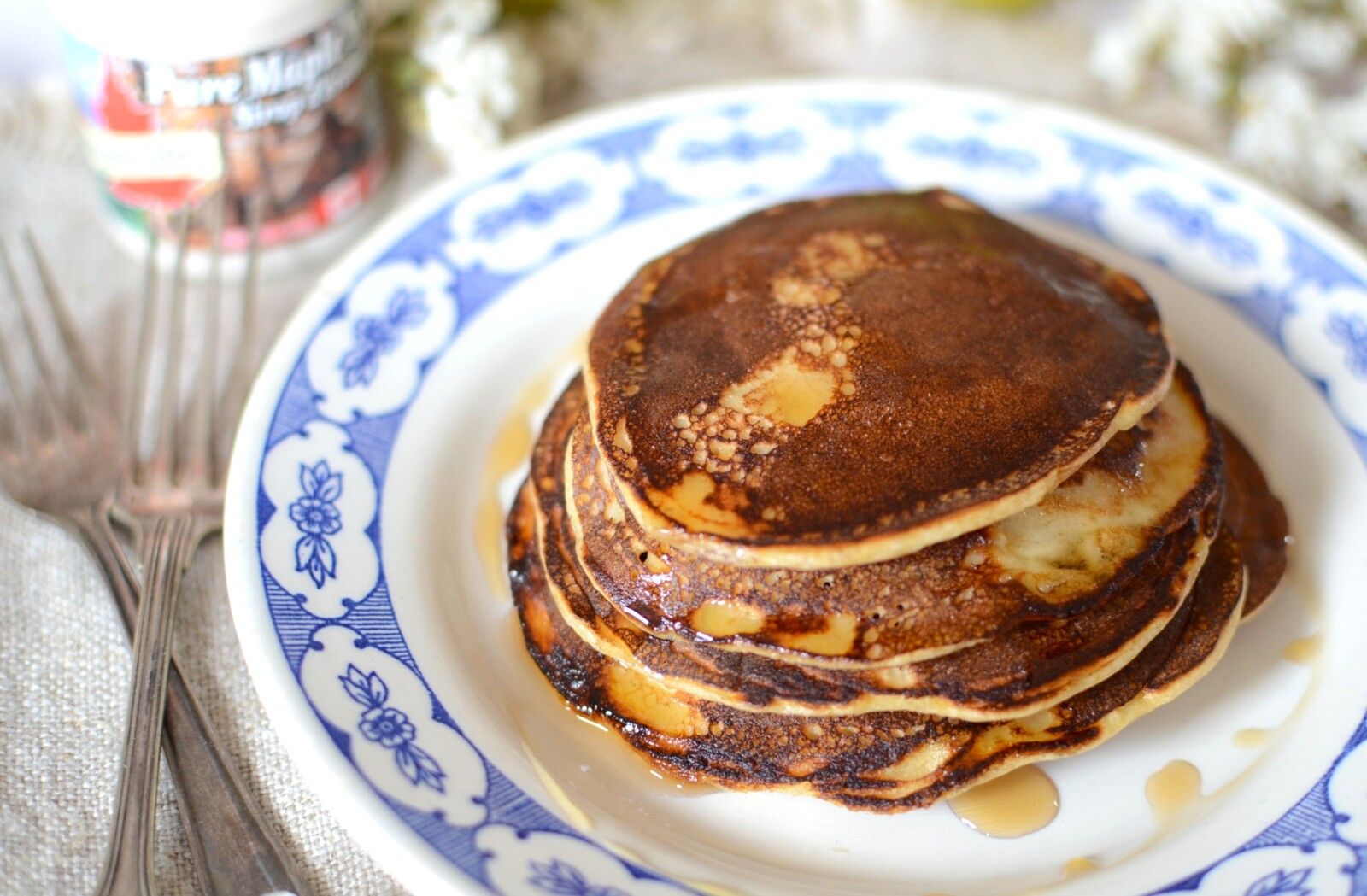 Pancakes à la compote de pomme