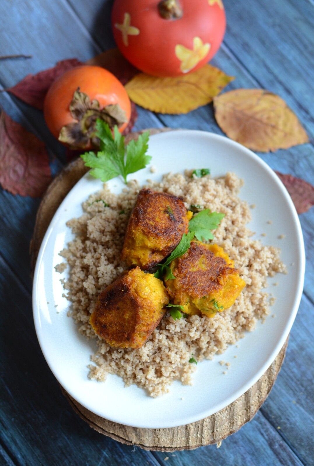 Boulettes de potimarron et pois chiches #vég