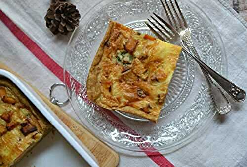 Tarte à la patate douce et fromage bleu #végétarien