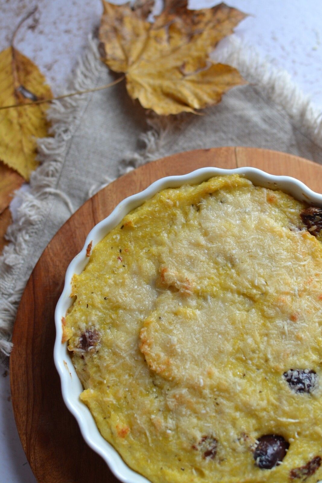 Gratin de polenta #végétarien
