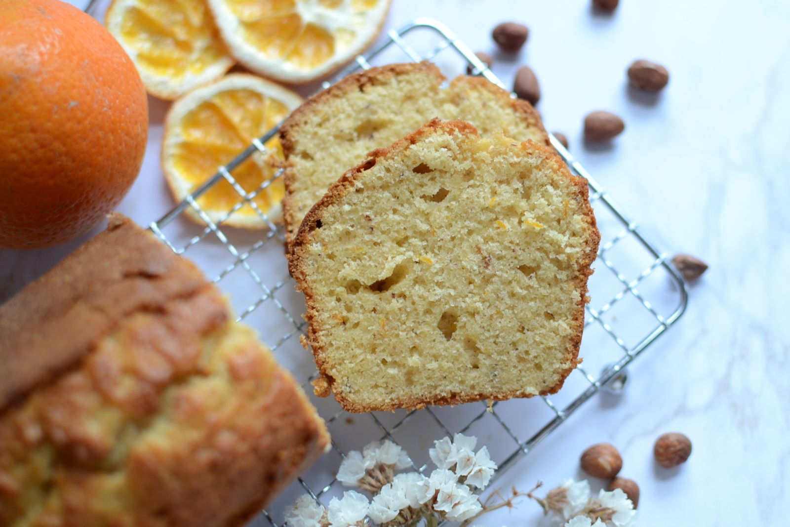 Cake noisette orange