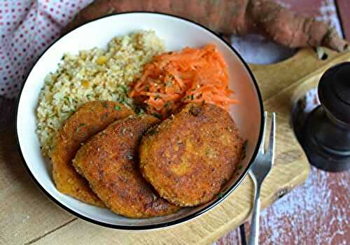 Galettes de patate douce - sans oeuf