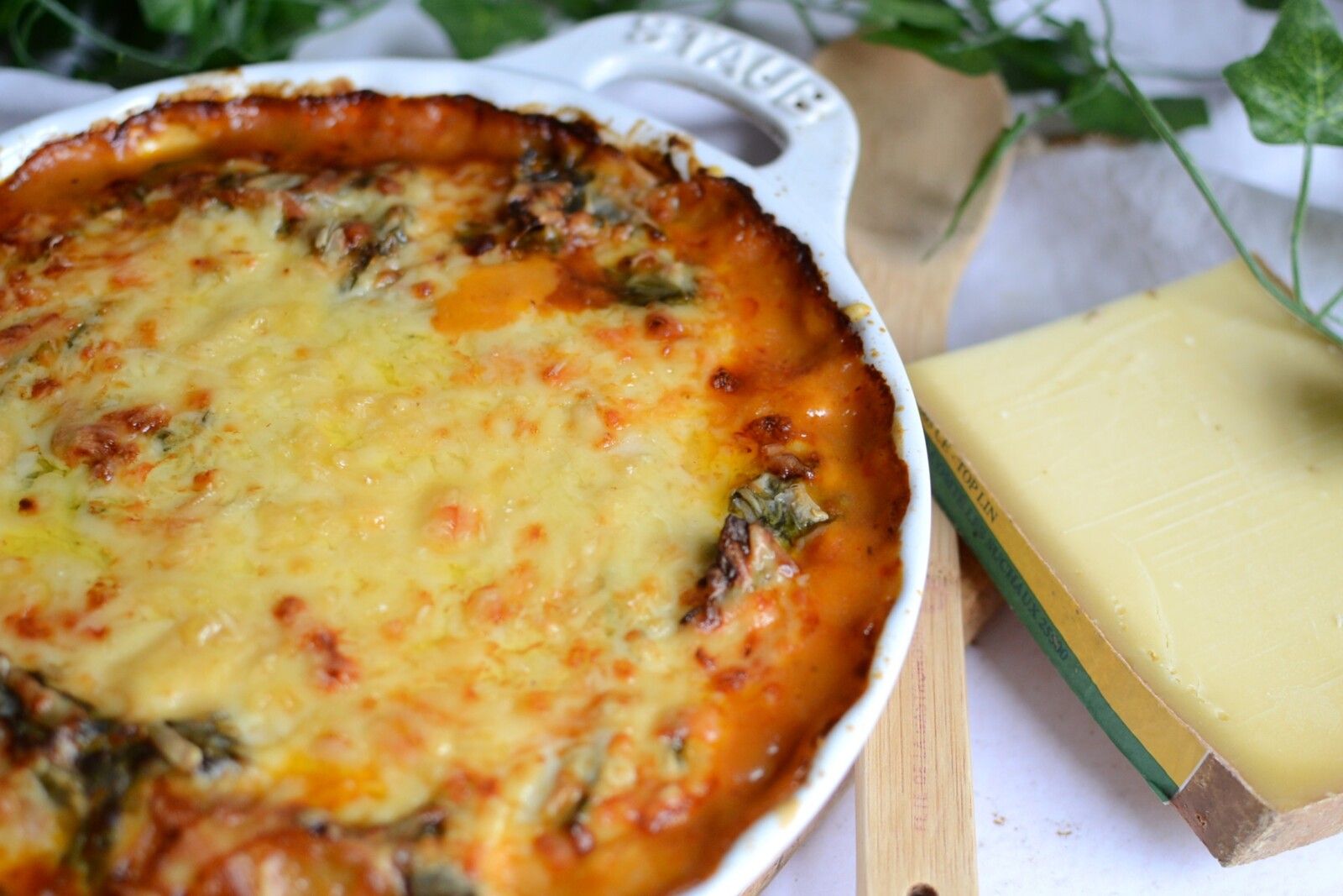Gratin de blettes au comté #végétarien