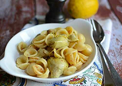 Pâtes à l'artichaut #végétarien