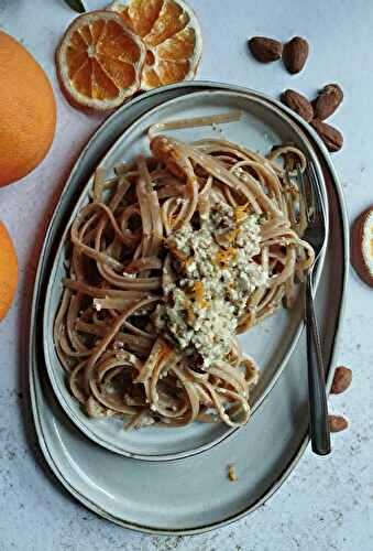 Pâtes et pesto à l'orange #végétarien