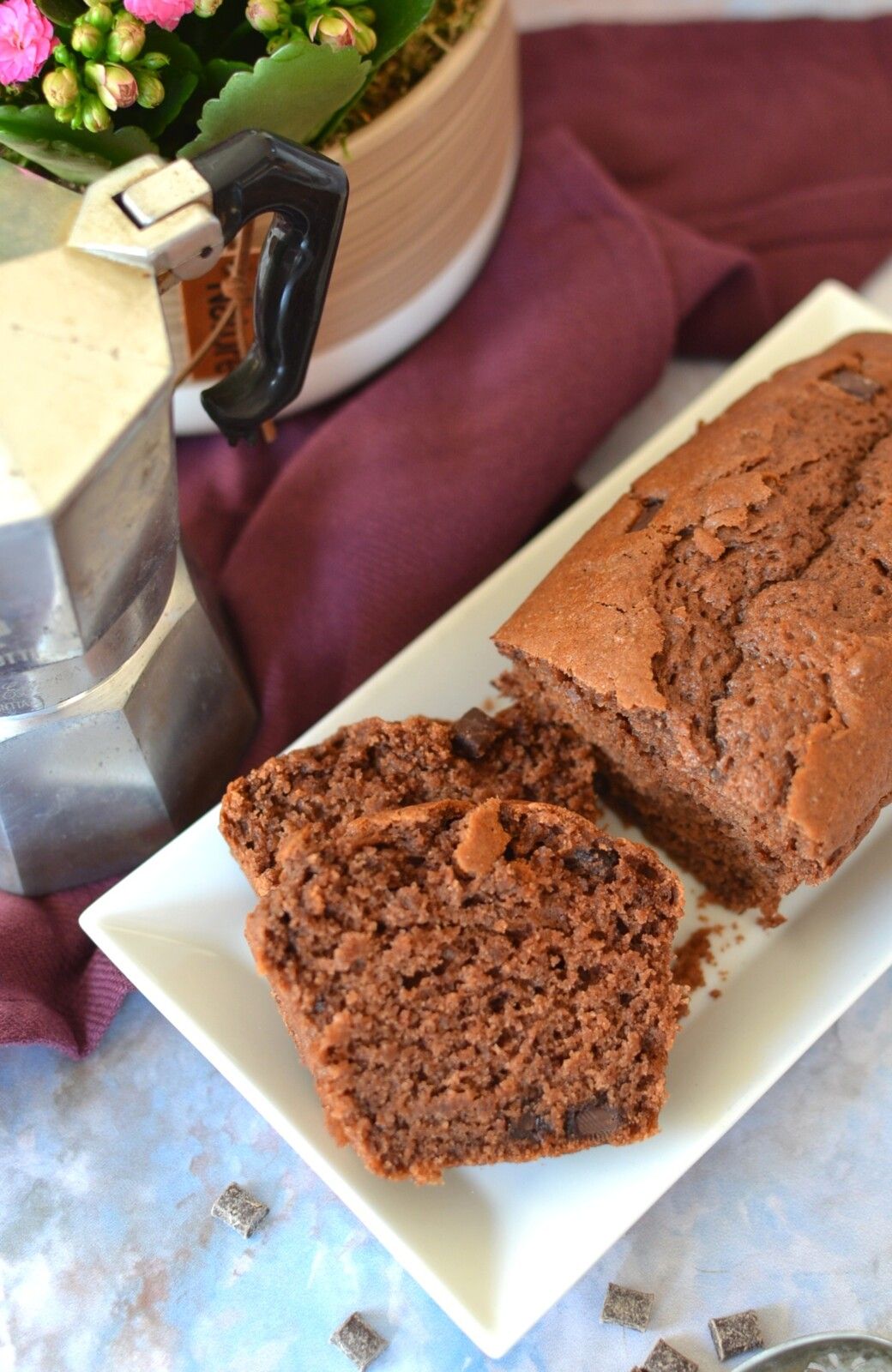 Cake au cacao #sansoeuf #sanslactose