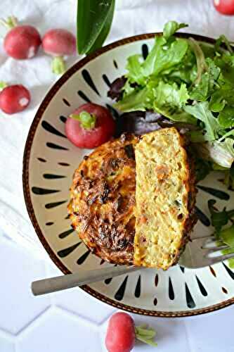 Flan de légumes râpés #végétarien