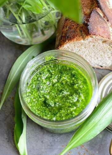 Pesto d'ail des ours #vegetarien