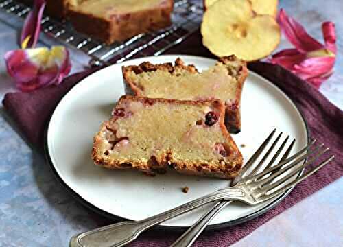 Cake molleux pommes groseilles