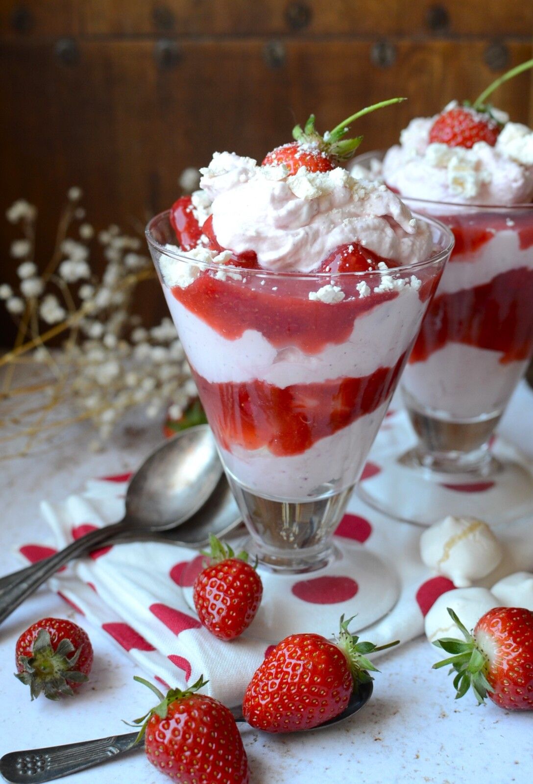 Eton mess aux fraises