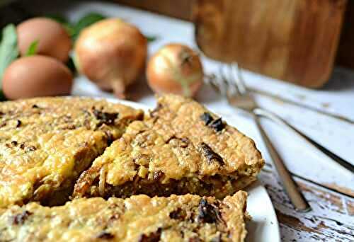Tarte à l'oignon #végétarien