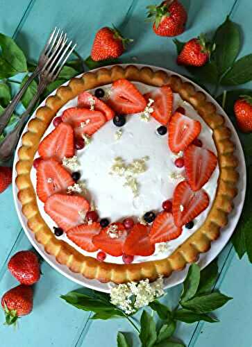 Tarte fraises yaourt