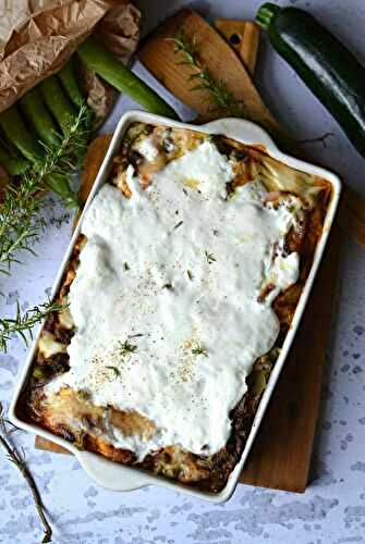 Lasagne aux légumes du printemps #végétarien