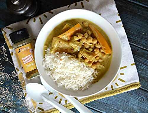 Curry de courgettes jaunes #végétarien