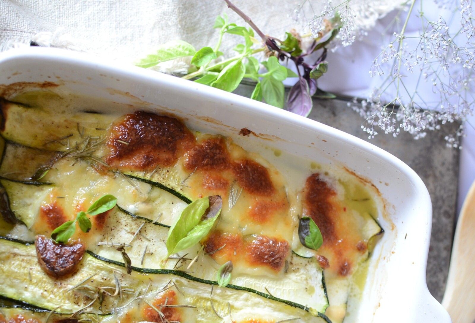 Parmigiana de courgettes #végétarien