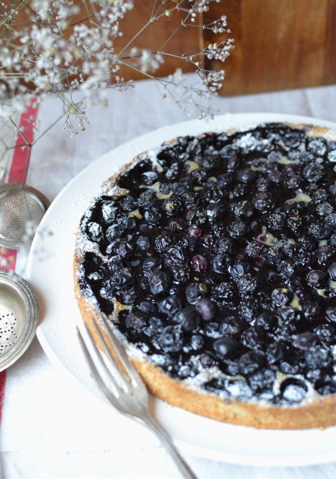 Tarte aux myrtilles