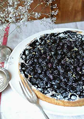 Tarte aux myrtilles