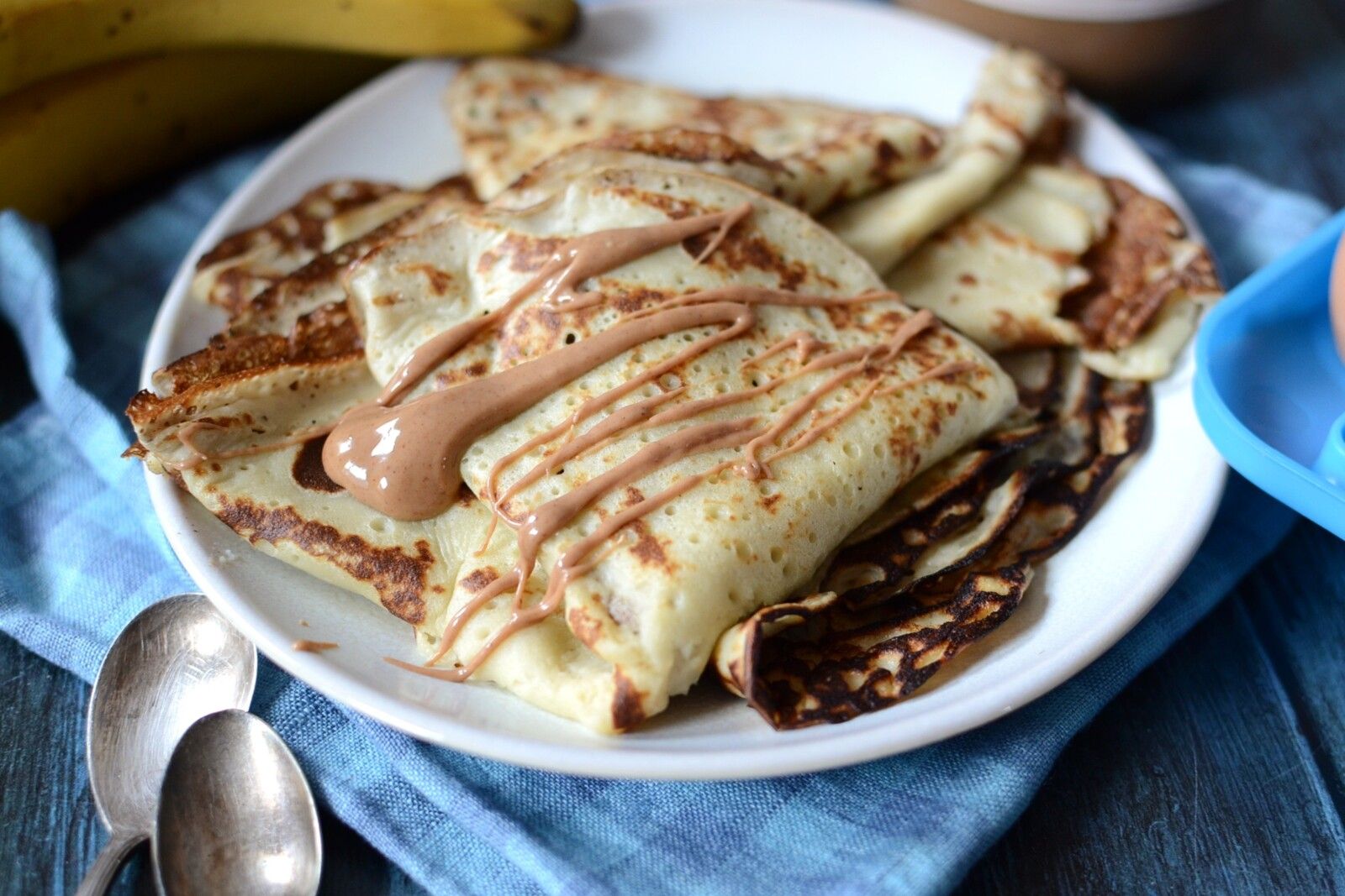Crêpes à la banane - sans sucre ajouté