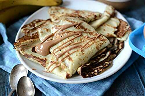 Crêpes à la banane - sans sucre ajouté