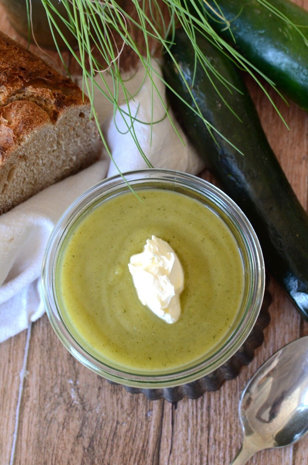 Velouté de courgettes #végétarien